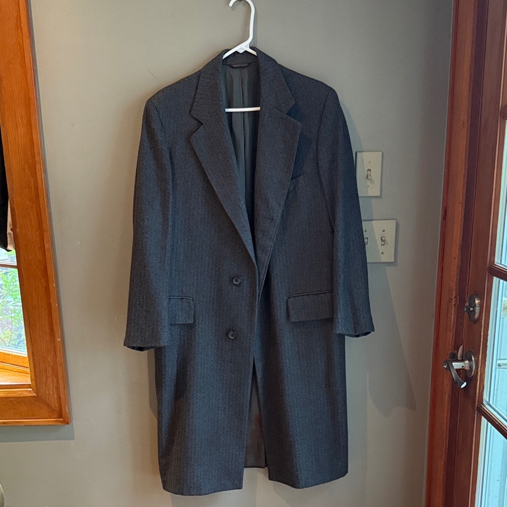 Men's Gray Pea Coat